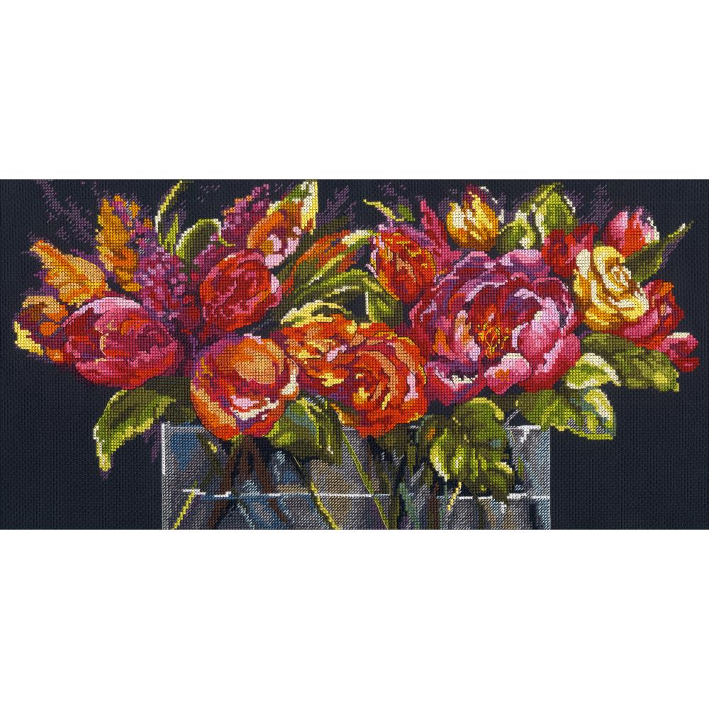 Gold Collection Flowers Of Joy Counted Cross Stitch Kit